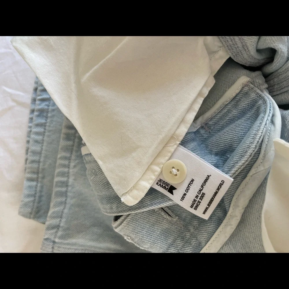 Jesse Kamm Japanese Denim Patchfront Handy size 4 left HTF - Picture 5 of 13